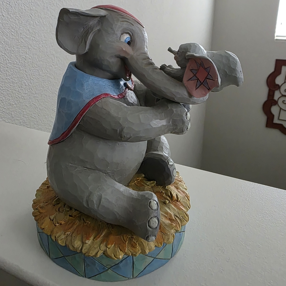 Large Size/Mrs. Jumbo And Dumbo Jim Shore RARE